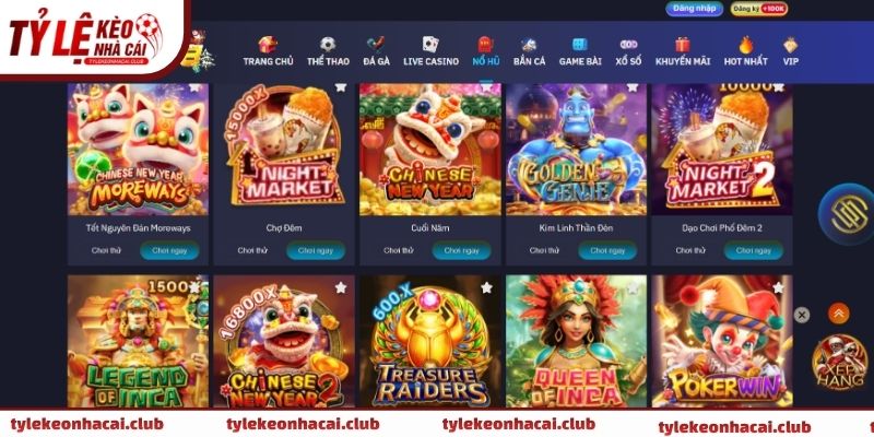 Sảnh nổ hũ SV368 thu hút người chơi nhờ nhiều nhà phát hành nổi tiếng