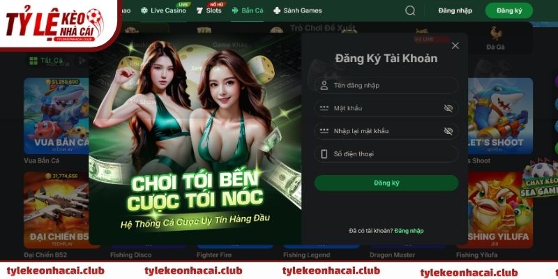 Quy trình đăng ký tài khoản tại Topbet được thiết kế nhanh gọn và dễ thực hiện